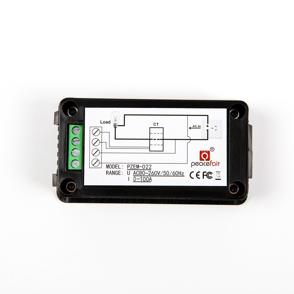 Цифровой измеритель напряжения PZEM-022 открытый контакт, 100А